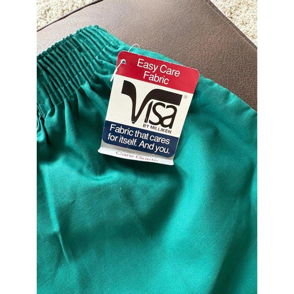 milliken scrub pants xs new with tags green elastic - Picture 3 of 3
